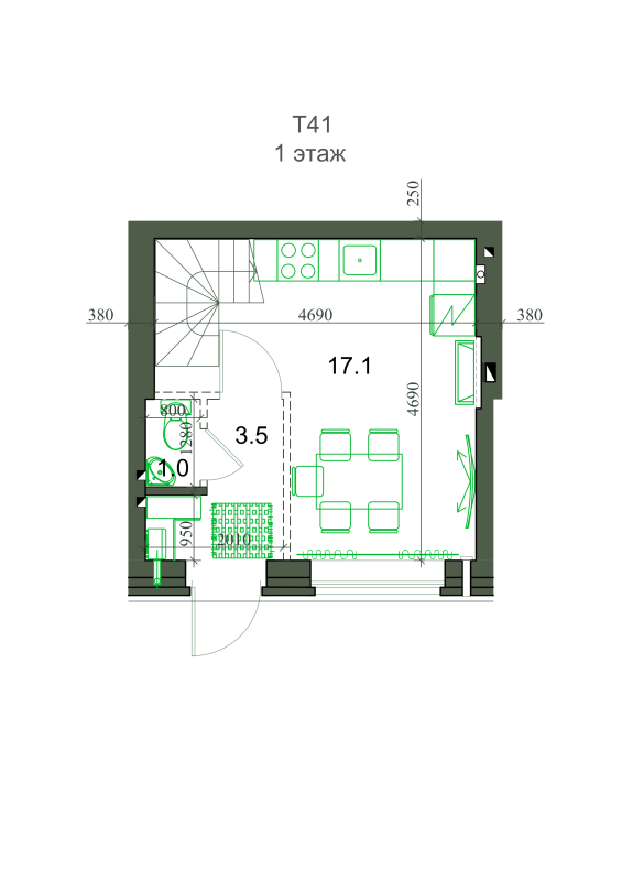 Проект Э6-Т41 (фото) № 2